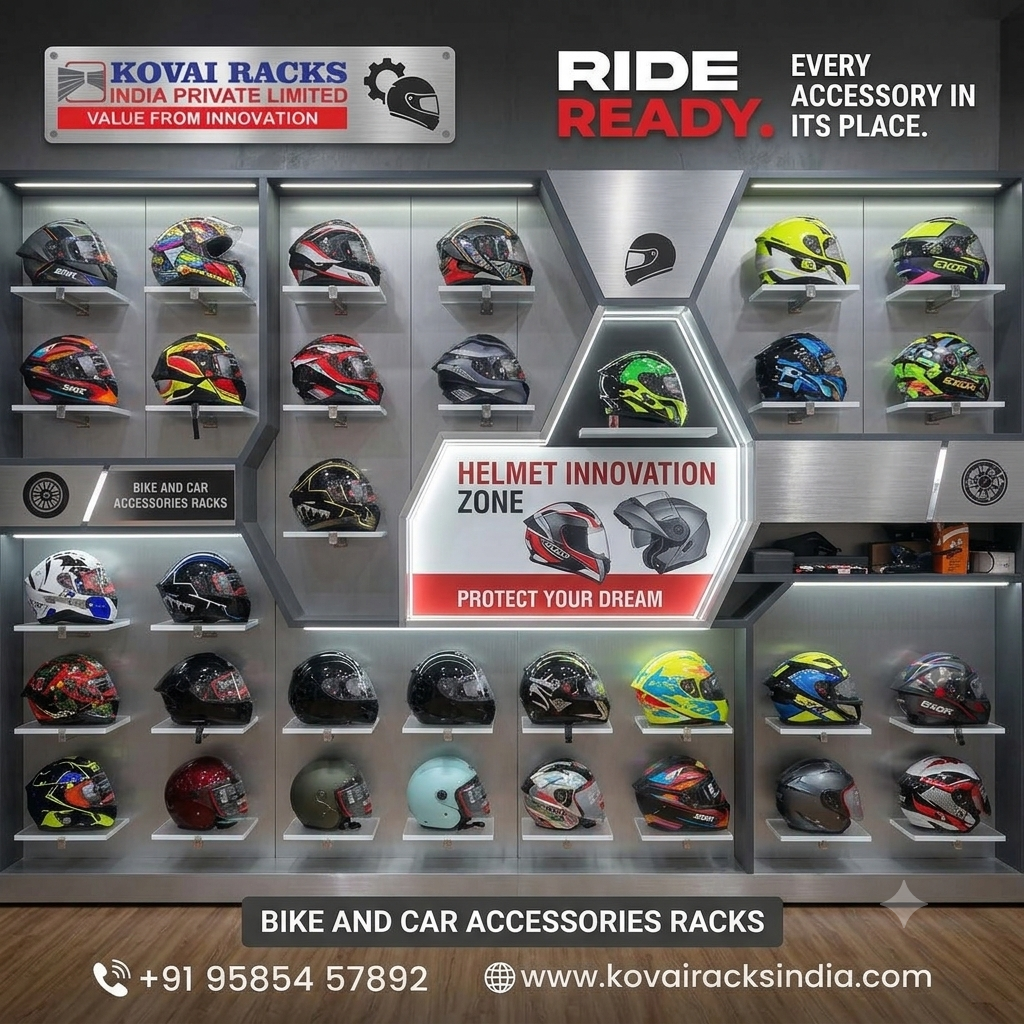 Bike Accessories Store Racks